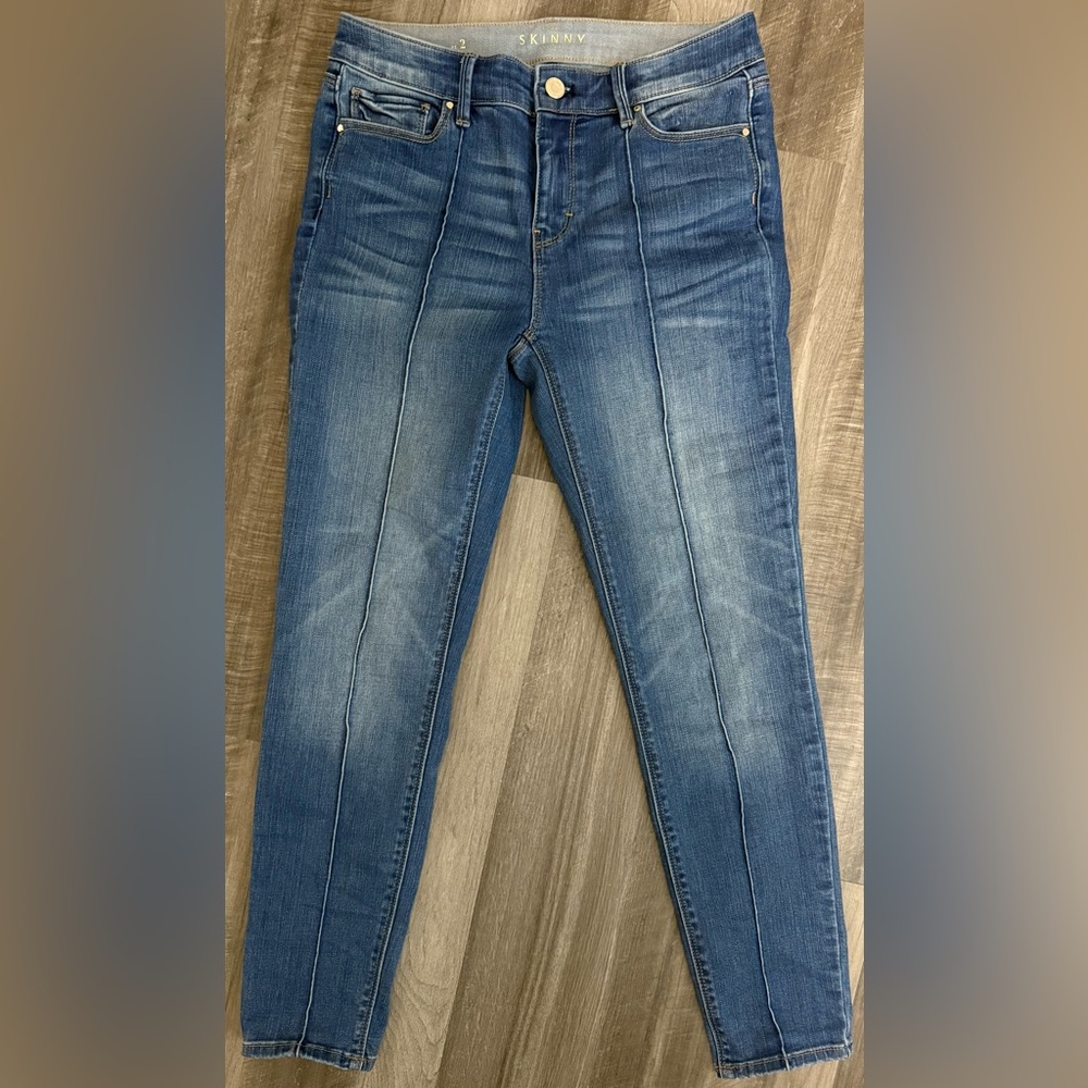 White House Black Market Stitch Front Jeans 2